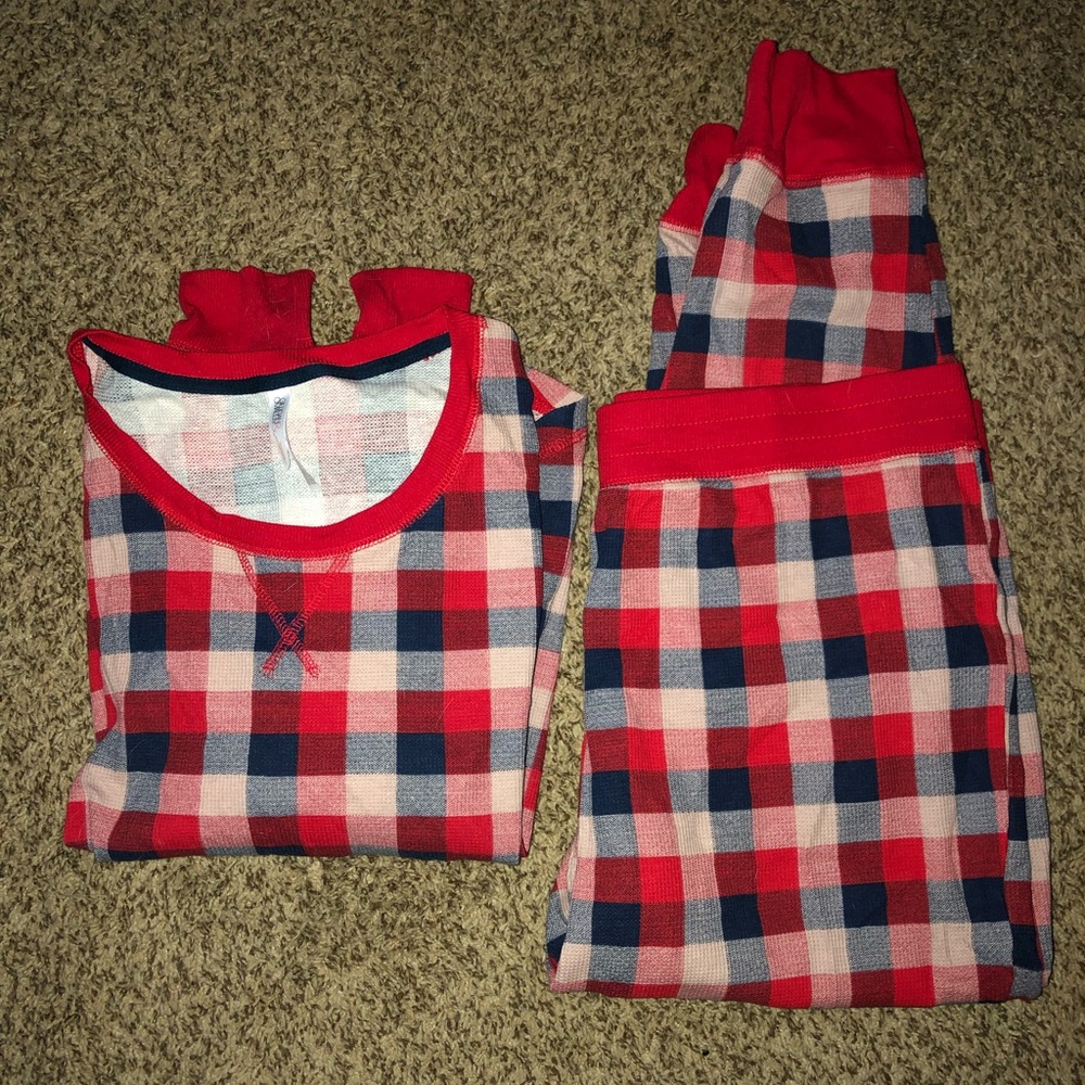 Plaid pajamas